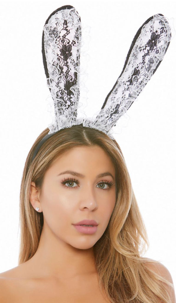 Forplay Lace Bunny Ear Headband Ginger Candy – Ginger Candy Lingerie