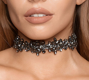 ForPlay rhinestone choker from Ginger Candy lingerie